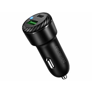 شارژر فندکی فست شارژ ماشین تایپ سی 38 وات مک دودو CC-597