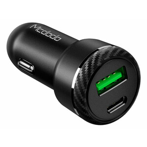 شارژر فندکی سریع تایپ سی و یو اس بی 38 وات مک دودو Mcdodo USB PD Type-C Quick Car Charger 38W CC-597