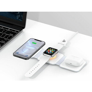 خرید شارژ بیسیم چند کاره رسی Recci Wireless Charger Ambient Lamp RCW-27
