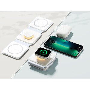 قیمت شارژ بیسیم چند کاره رسی Recci Wireless Charger Ambient Lamp RCW-27