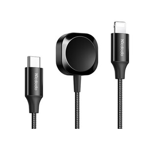 کابل شارژ لایتنینگ 18 وات و شارژر بی سیم اپل واچ مک دودو Mcdodo 2 In 1 Wireless Charger Apple Watch & Phone CH-2980