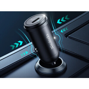 شارژر فندکی فست شارژ تایپ سی 30 وات همراه با کابل لایتنینگ مک دودو Mcdodo CC-7492 PD30W USB-C Fast Car Charger