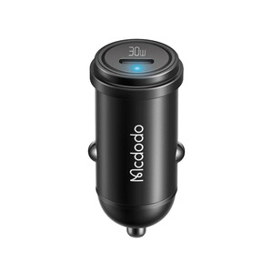 شارژر فندکی 30 وات همراه با کابل لایتنینگ مک دودو Mcdodo CC-7492 PD30W USB-C Fast Car Charger