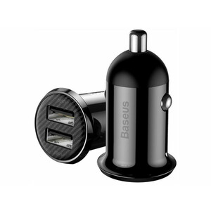 شارژر فندکی فست شارژ ماشین 24 وات بیسوس CCALLP-01/02