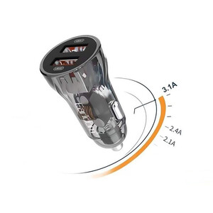 شارژر فندکی فست شارژ ماشین 3.1 آمپر ارلدام