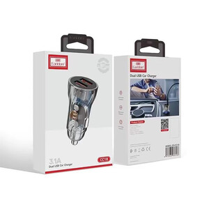 شارژر فندکی فست شارژ ماشین 3.1 آمپر ارلدام