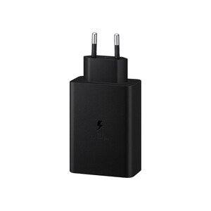 شارژر دیواری اصلی سه پورت 65 وات سامسونگ Samsung EP-T6530NBEGEU Power Adapter