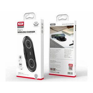 قیمت شارژر وایرلس رومیزی ۲۰ وات ایکس او XO WX025 2-in-1 Induction Charger Fast Charging 20W