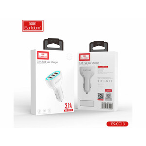 کیفیت شارژر فندکی سه پورت یو اس بی 3.1 آمپر ارلدام EARLDOM 5V 3.1A Car Charger with 3 USB Car Adapter USB Car Charger for iPhone