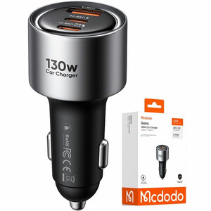 شارژر فندکی فست شارژ مک دودو MCDODO مدل CC-3190 توان 130 وات