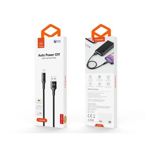 کابل شارژ لایتنینگ مک دودو Mcdodo Auto Power Off Lightninig Cable 1.8m CA-7411