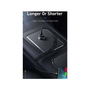 کابل شارژ و انتقال داده 1.8 متری فنری تایپ سی مک دودو MCDODO Data Coiled Cable Type-C 1.8M CA-642