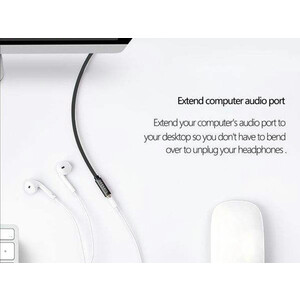 کابل افزایش طول صدا ارلدام Earldom ET-AUX34 Audio Cable 1m