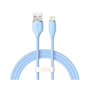 کابل یو‌اس‌بی به لایتنینگ فست شارژ ژله ای بیسوس Baseus CAGD000004