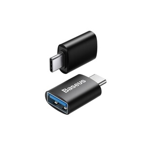 فروش مبدل او تی جی تایپ سی به یو اس بی بیسوس Baseus Ingenuity Mini OTG Adaptor Type C to USB-A 3.1 ZJJQ000001