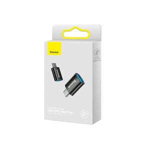 فروش مبدل او تی جی تایپ سی به یو اس بی بیسوس Baseus Ingenuity Mini OTG Adaptor Type C to USB-A 3.1 ZJJQ000001