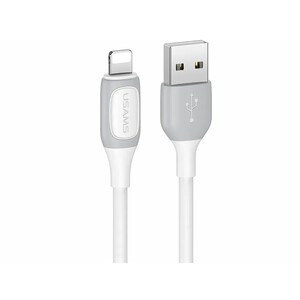 شارژر اپل شارژ سریع یواس بی به لایتنینگ 2.4 آمپر یک متری یوسامز Usams Us-SJ595 Cable Lighting 2.4A Charging & Data Cable 1M