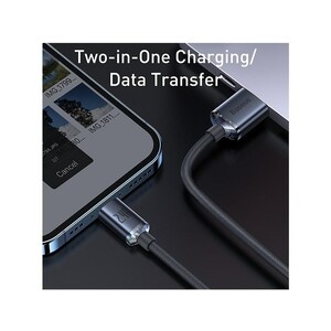 کابل لایتنینگ 2 متری بیسوس Baseus CAJY0000101 Crystal Shine 2m Lightning Cable