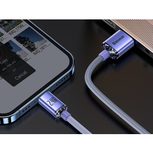 کابل لایتنینگ 2 متری بیسوس Baseus CAJY0000101 Crystal Shine 2m Lightning Cable