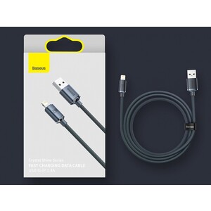 کابل لایتنینگ 2 متری بیسوس Baseus CAJY0000101 Crystal Shine 2m Lightning Cable