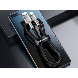 کابل تایپ سی شارژر سریع هوآوی 66 وات بیسوس Baseus Cafule Series Metal Data Cable USB to Type-C 1m CAKF000101
