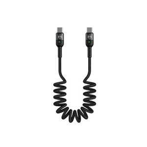 کابل شارژ و انتقال داده تایپ سی به تایپ سی مک دودو Mcdodo CA-786 Type-C Coiled Cable 1.8M