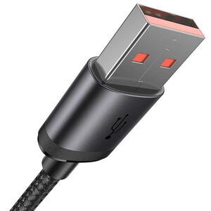 کانکتور کابل شارژ سریع USB به تایپ C فست شارژ 60 وات 3 آمپر 1 متری مک دودو