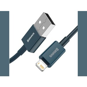 کابل شارژ سریع و انتقال داده یک متری لایتنینگ بیسوس Baseus superior series fast charging 1m cable 2.4A