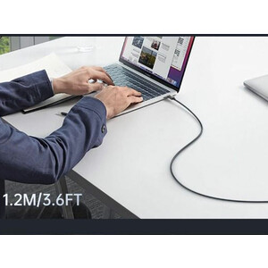 کابل سوپر فست شارژ و انتقال داده تایپ سی به تایپ سی 100 وات 1.2 متری مک دودو Macdodo CA-284 Type-C to Type-C Data Cable