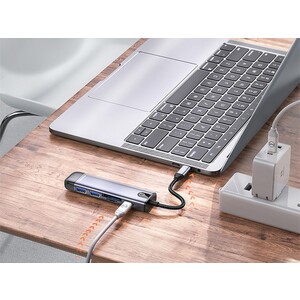 هاب شارژر تایپ سی 6 پورت مک دودو Mcdodo HU-7740 6 in 1 USB-C HUB