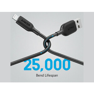 کیفیت کابل لایتنینگ 1.8 متری انکر Anker Powerline III Lightning Cable-A8813H11