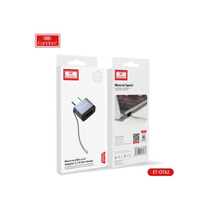 قیمت مبدل تایپ سی به میکرو یو اس بی ارلدام Adapter Earldom ET-OT62 MicroUSB-Type-C