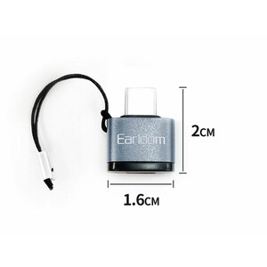 مبدل تایپ سی به میکرو یو اس بی ارلدام Earldom ET-OT62 MicroUSB toType C Adapter