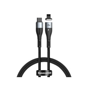 کابل آهنربایی تایپ سی به لایتنینگ سریع بیسوس Baseus Zinc Magnetic Type-C to iP PD 20W Cable 1m