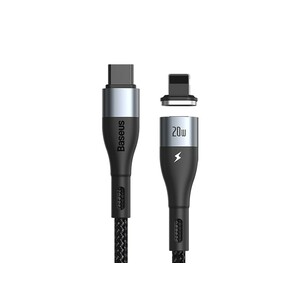 کابل آهنربایی دوسر تایپ سی سریع بیسوس Baseus Zinc Magnetic Type-C to iP PD 20W Cable 1m