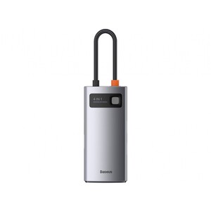 هاب 4 پورت بیسوس Baseus Metal Gleam 4 in 1 Multifunctional Type-C HUB 100W CAHUB-CX0G
