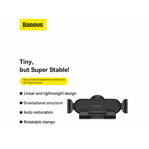 هولدر موبایل گرانشی داخل خودرو بیسوس Baseus Stable Gravitational Car Mount Lite SUWX010001