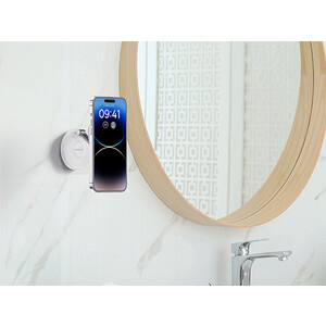 خرید هولدر موبایل مغناطیسی رومیزی بیسئوس Holder Baseus Magnetic Desktop Phone Stand MagPro self-adhesive (white)