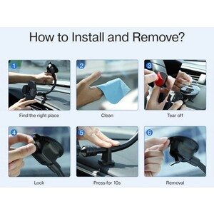 پایه نگهدارنده موبایل داخل خودرو جویروم Joyroom Mechanical Car holder ( Long arm sucker) JR-ZS259