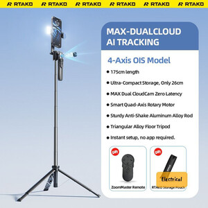 مونوپاد و سه پایه سلفی با قابلیت ردیابی 360 درجه آرتاکو AI-M18