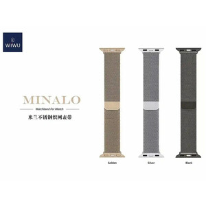 بند استیل اپل واچ 42 و 44 میلی‌متر ویوو Wiwu Minalo stainless steel Watch Band 42-44MM (255mm)