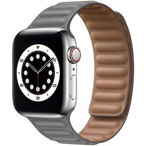 بند اپل واچ مگنتی طرح چرم