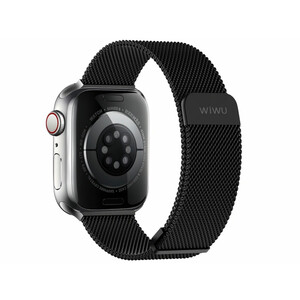 خرید بند مگنتی فلزی اپل واچ 38، 40 و 41 میلی‌متری ویوو WIWU 38/40/41mm Braid magnetic watch band Wi-WB005