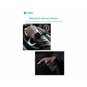 قیمت بند استیل پلاستیکی اپل واچ 42/44/45 میلی‌متری کوتتسی Cottetci W76 pattern plastic strap 22008-BK
