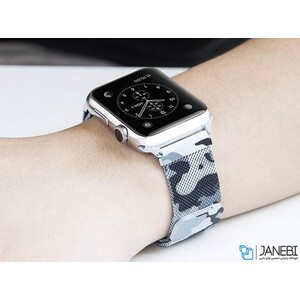 بند فلزی چریکی اپل واچ Apple Watch Milanese Loop Band 42/44mm