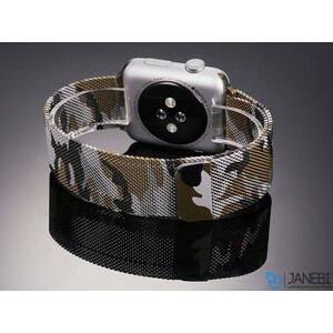 بند فلزی چریکی اپل واچ Apple Watch Milanese Loop Band 42/44mm