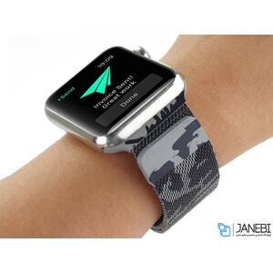 بند فلزی چریکی اپل واچ Apple Watch Milanese Loop Band 42/44mm