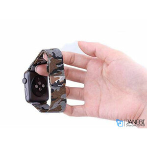 بند فلزی چریکی اپل واچ Apple Watch Milanese Loop Band 42/44mm