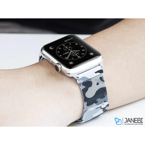 بند فلزی چریکی اپل واچ Apple Watch Milanese Loop Band 42/44mm