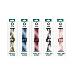 بند پارچه ای اپل واچ 38 و 40 میلی‌ متر گرین Green Apple Watch 38/40mm Braided Solo Loop Adjustable Strap